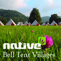 PRE-PITCHED FAMILY BELL TENT - 5 NIGHTS (3 to 6 occupants)